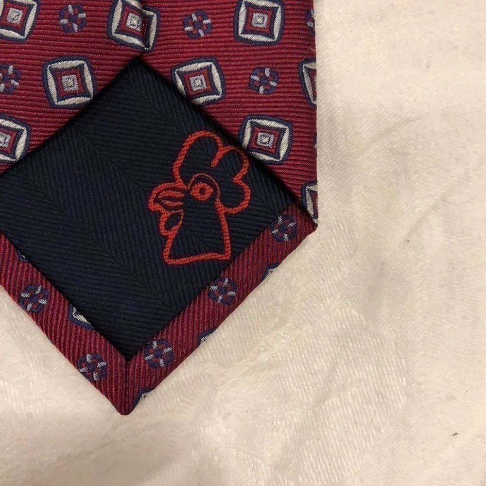 Rooster Brand 100% Silk Tie